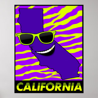 De staat Californië-Poster Poster