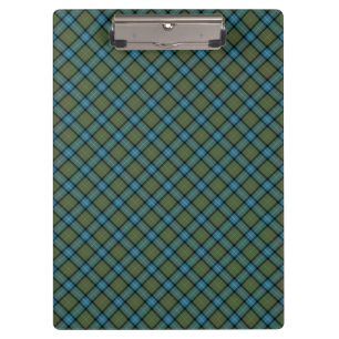 De staat Californië Tartan Klembord