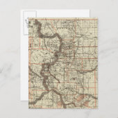 De staat Colorado Briefkaart (Voorkant / Achterkant)