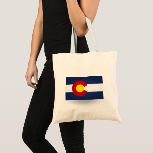 De staat Colorado Flag Canvas tas (Voorkant (product))