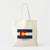 De staat Colorado Flag Canvas tas (Voorkant)