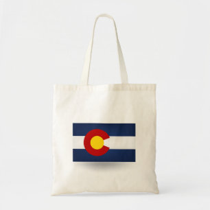 De staat Colorado Flag Canvas tas