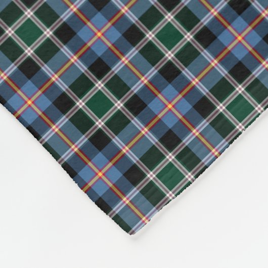 De staat Colorado Tartan Fleece Deken (Hoek)