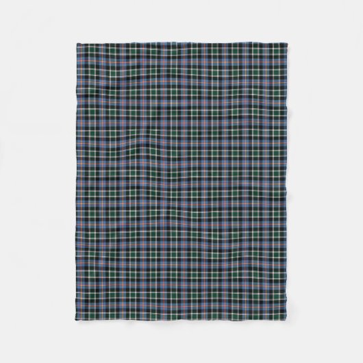 De staat Colorado Tartan Fleece Deken (Voorkant)