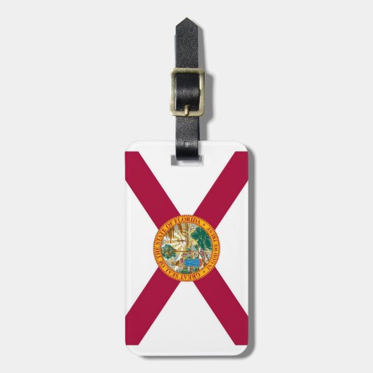 De staat Florida Bagagelabel (Voorkant verticaal)