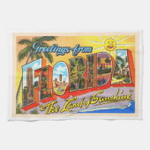 De staat Florida FL  groot Briefkaart Theedoek (Horizontaal)
