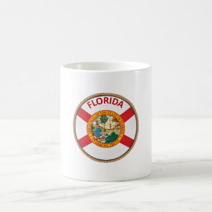 De staat Florida Flag Seal Koffiemok
