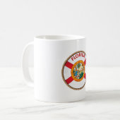 De staat Florida Flag Seal Koffiemok (Voorkant links)