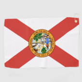 De staat Florida Golf Towel Golfhanddoek (Horizontaal)
