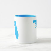 De staat Florida Shape Mok (Midden)