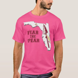 De staat Florida vreest de Spear (meerdere kleuren T-shirt