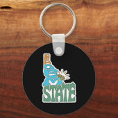 De staat Gem - Idaho Sleutelhanger (Voorkant)