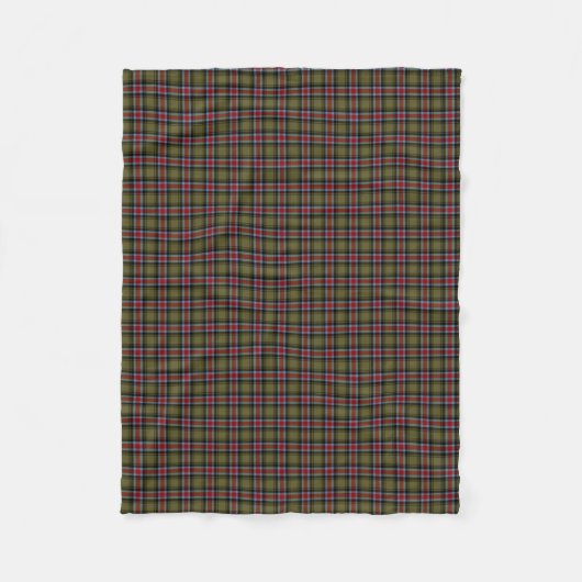 De staat Georgia Tartan Fleece Deken (Voorkant)
