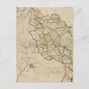 De staat Georgië Briefkaart