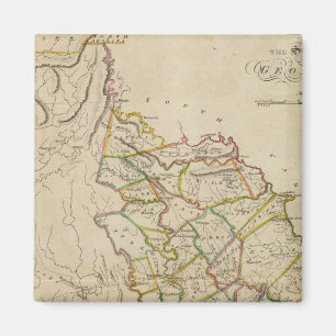 De staat Georgië Magneet