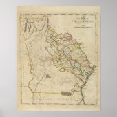 De staat Georgië Poster (Voorkant)