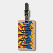 De staat Grand Canyon Bagagelabel (Voorkant verticaal)