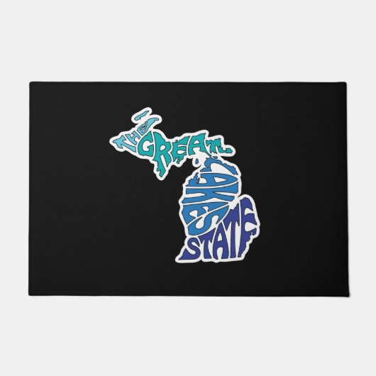 De staat Grote Meren - Michigan Deurmat (Voorkant)