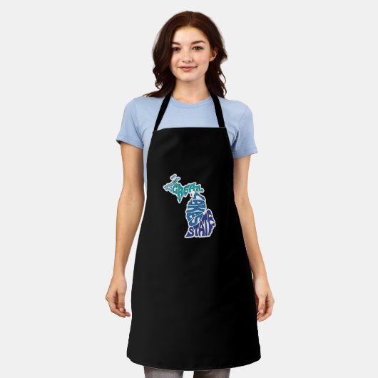 De staat Grote Meren - Michigan Schort (Gedragen)