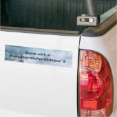 De staat Hawaï Bumpersticker (Op Truck)