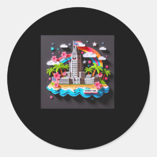 De staat Hawaii in de Sticker van de Verenigde Sta