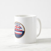 de staat Hawaii-vlaggenzegel Koffiemok (Voorkant rechts)