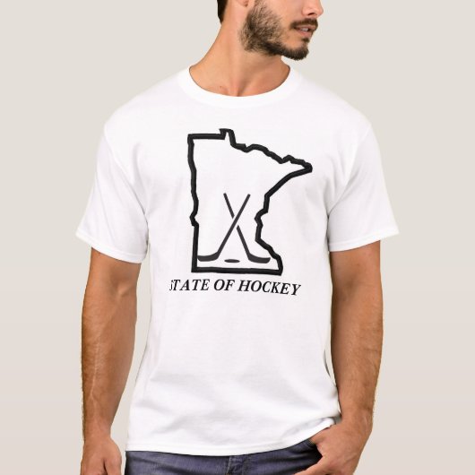De staat Hockey T-shirt (Voorkant)