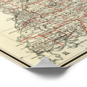 De staat Indiana Poster (Hoek)