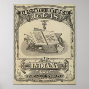 De staat Indiana Poster