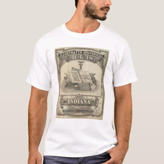 De staat Indiana T-shirt (Voorkant)