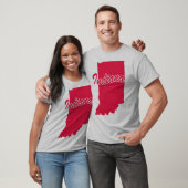 De staat Indiana T-shirt voor de vorm (Unisex)