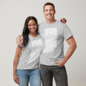 De staat Indiana T-shirt voor de vorm (Unisex)