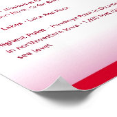 De staat Iowa, IA-Posters Poster (Hoek)