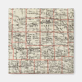 De staat Iowa Magneet (Voorkant)