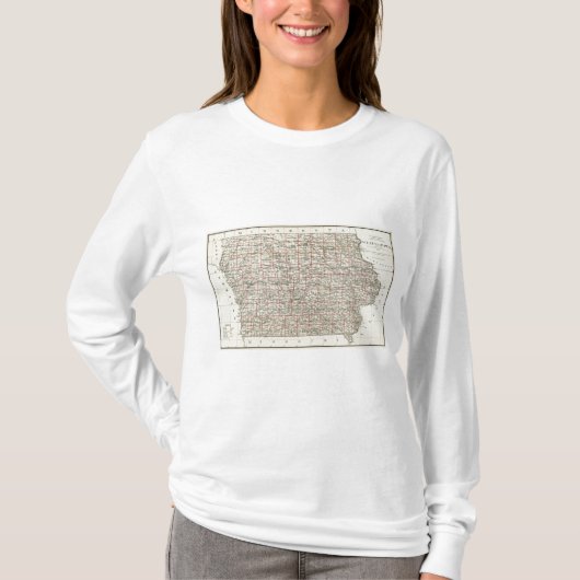 De staat Iowa T-shirt (Voorkant)