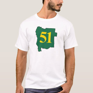 De staat Jefferson 51st T-shirt