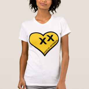 De staat Jefferson liefdeshart T-shirt