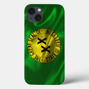 De staat Jefferson Waving Flag iPhone Case