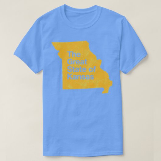De staat Kansas T-shirt (Design voorkant)