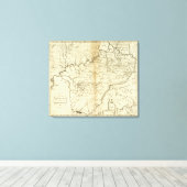 De staat Kentucky Canvas Afdruk (Insitu (Houten vloer))