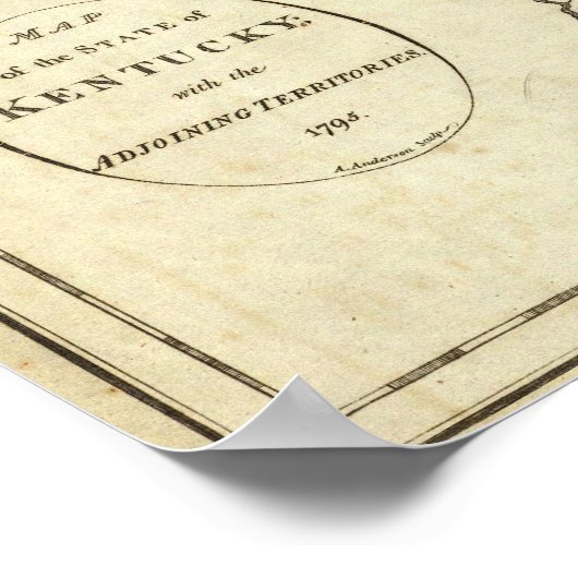 De staat Kentucky Poster (Hoek)