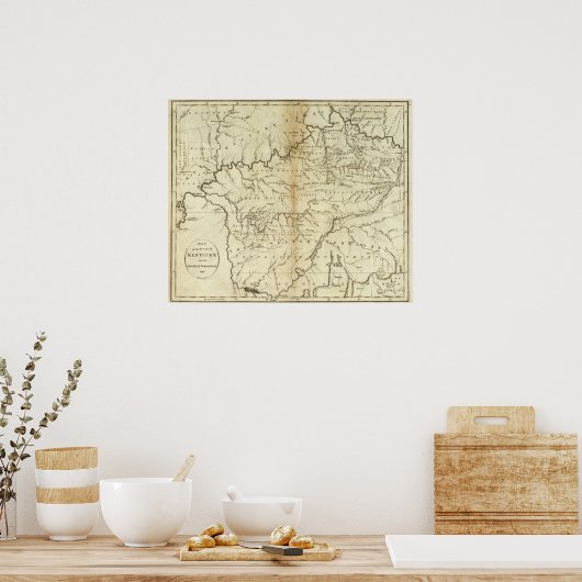 De staat Kentucky Poster (Keuken)