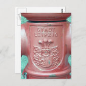 De staat Leipzig, Briefkaart Duitsland (Voorkant / Achterkant)