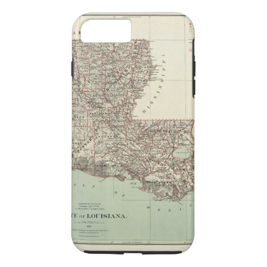De staat Louisiana Case-Mate iPhone Case (Achterkant)