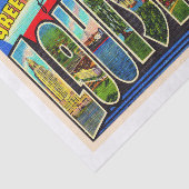 De staat Louisiana  groot Briefkaart Tissuepapier (Detail)