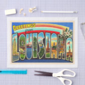 De staat Louisiana  groot Briefkaart Tissuepapier (Craft)