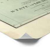 De staat Louisiana Poster (Hoek)