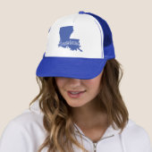 de staat Louisiana Shape Trucker Hat Pet (In situ)