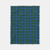 De staat Louisiana Tartan Fleece Deken (Voorkant)
