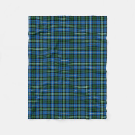 De staat Louisiana Tartan Fleece Deken (Voorkant)